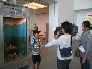 六甲山の災害展2012出展の様子2